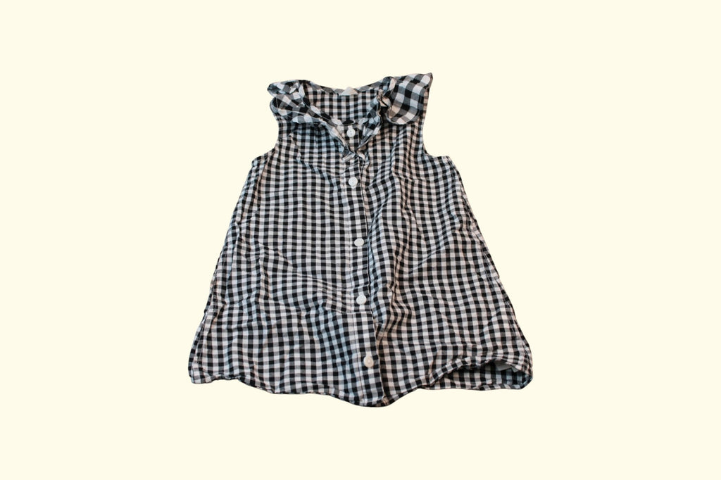 Arket Kleid 86 Schwarz und Weiß