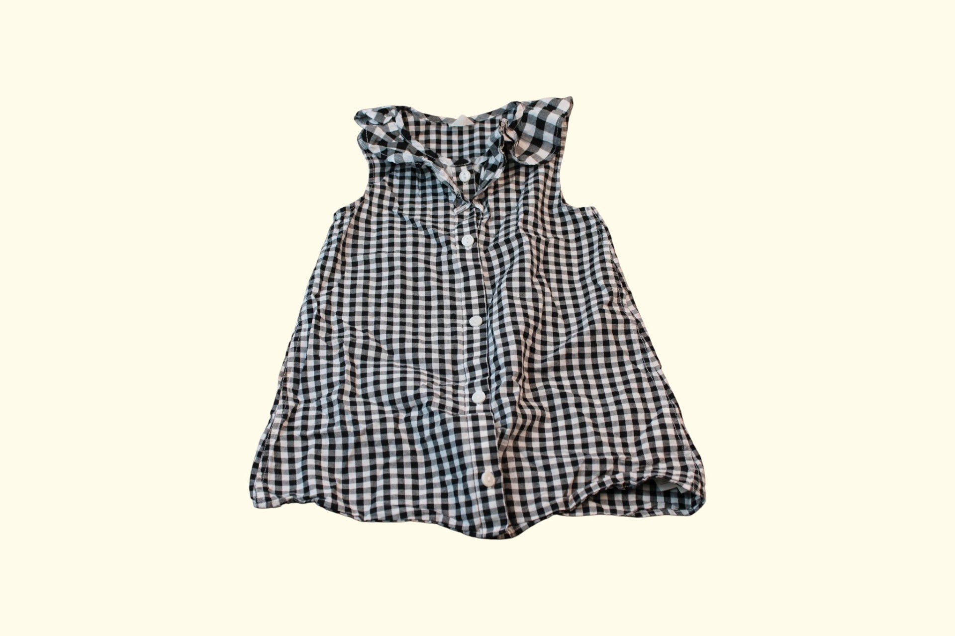 Arket Kleid 86 Schwarz und Weiß