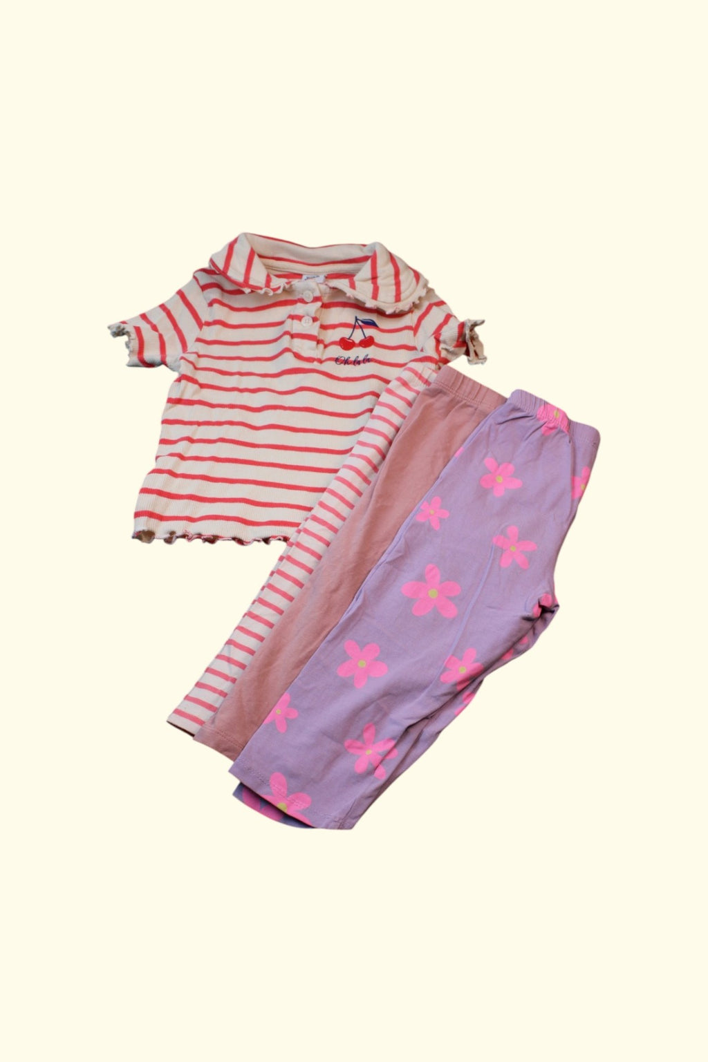 Kidkiddo Bundle 98 Hellrosa, Rot, Weiß, Lila