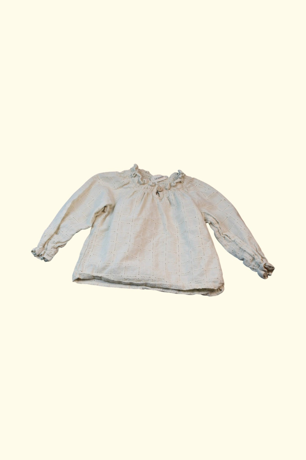 Lil Atelier Bluse 74 Creme
