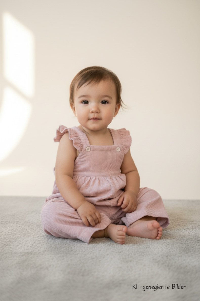 Petit Bateau Latzhose 62 Rosa