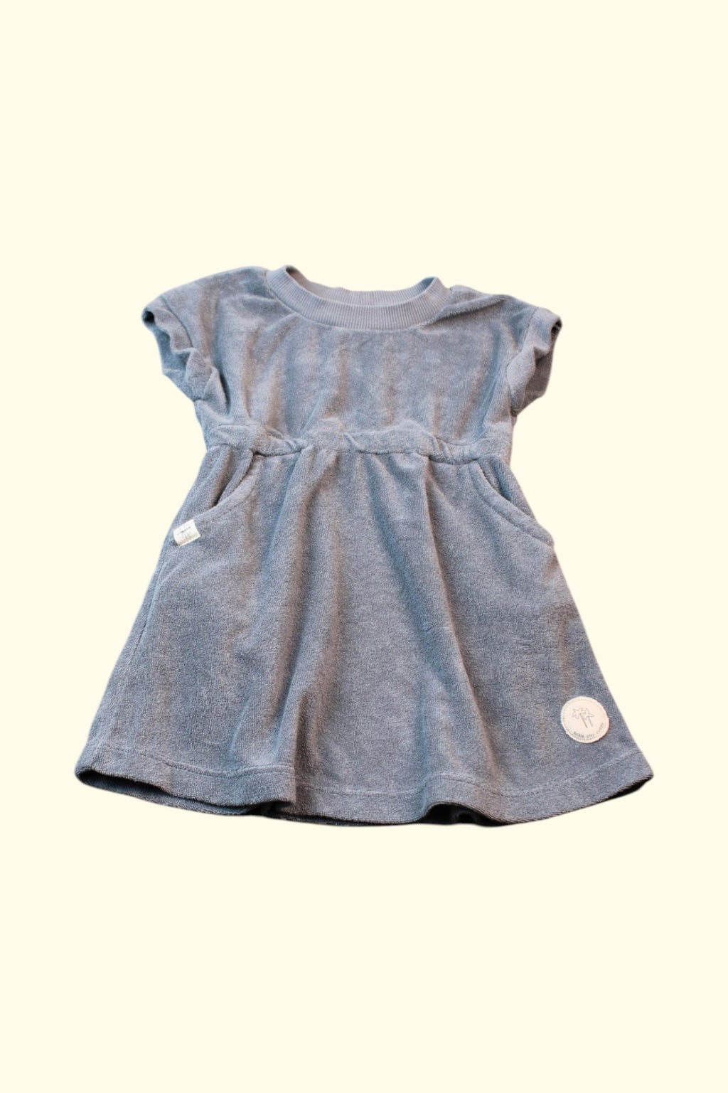 Lässig Kleid 74 Grau