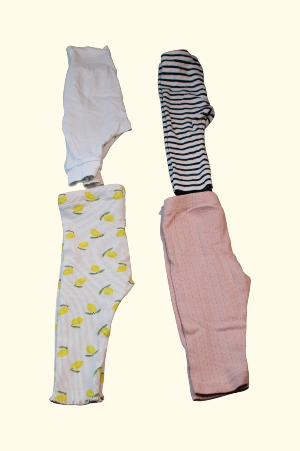  4er Kidkiddo Set 62 Weiß, Blau, Gelb, Rosa