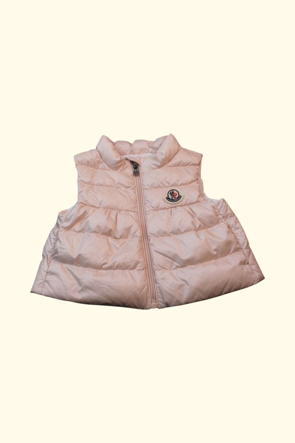 Moncler Weste 62 Rosa und Weiß