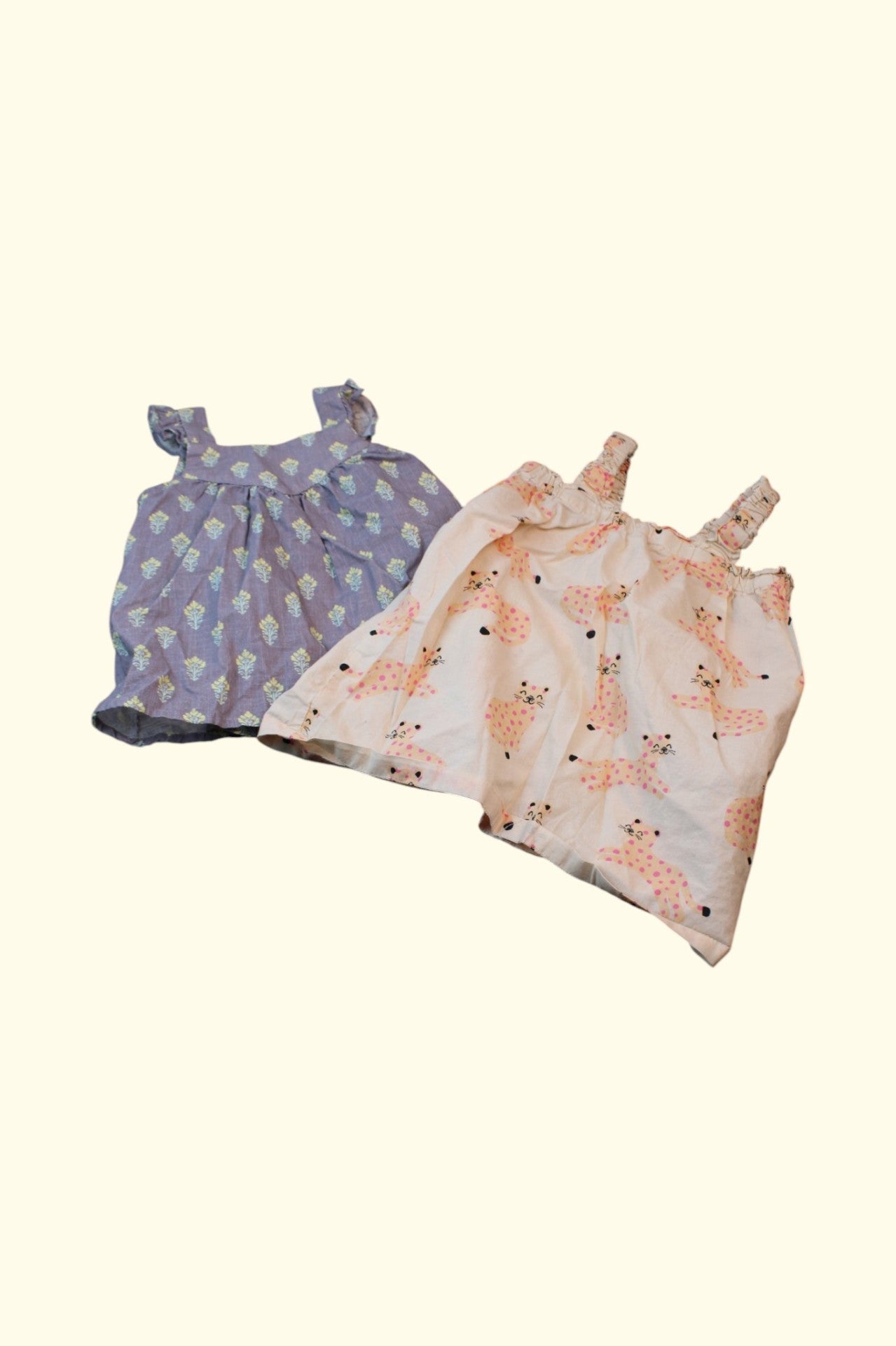  2er Kidkiddo Set 68 Lila und Creme