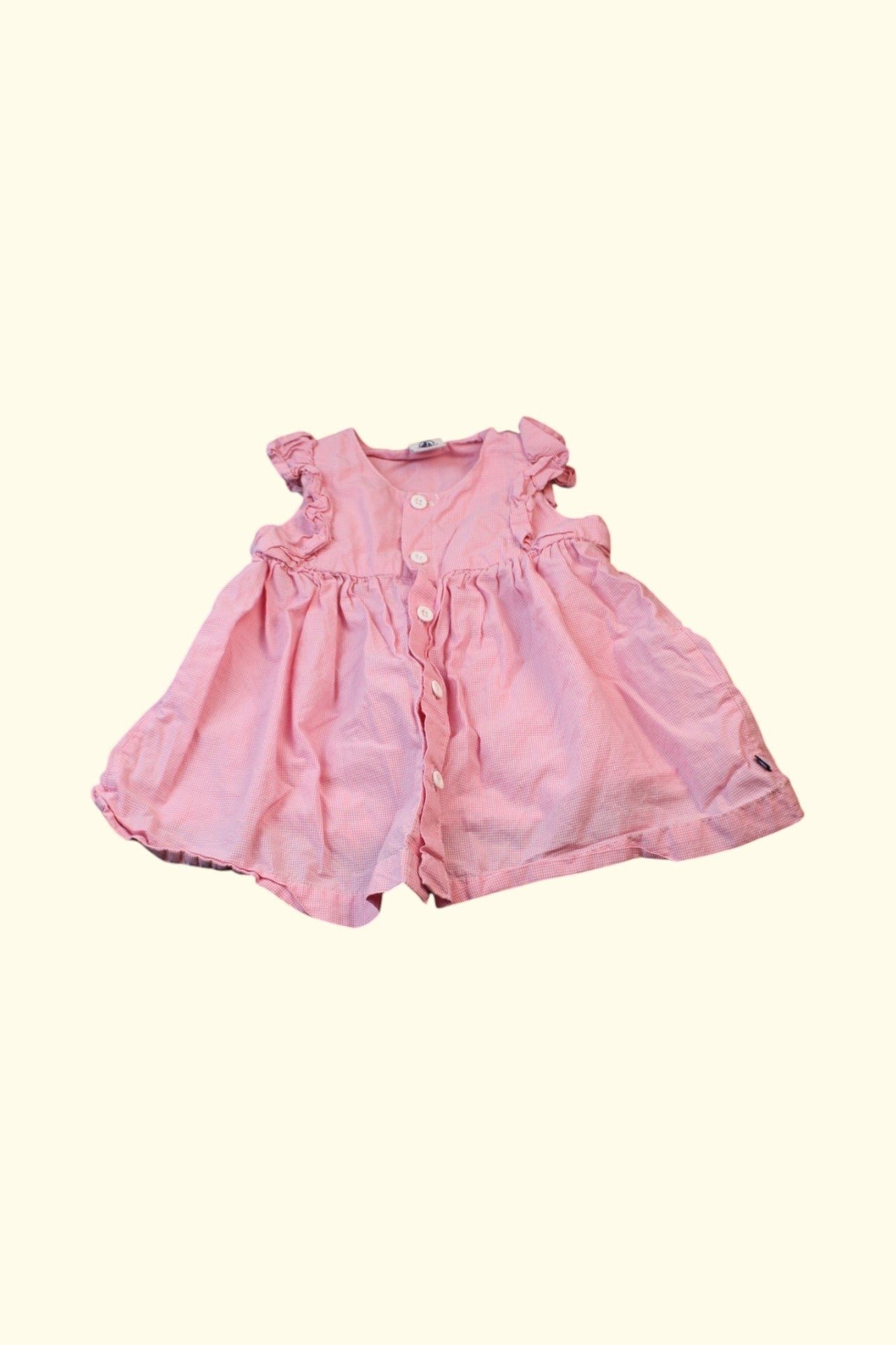 Petit Bateau Kleid 68 Pink