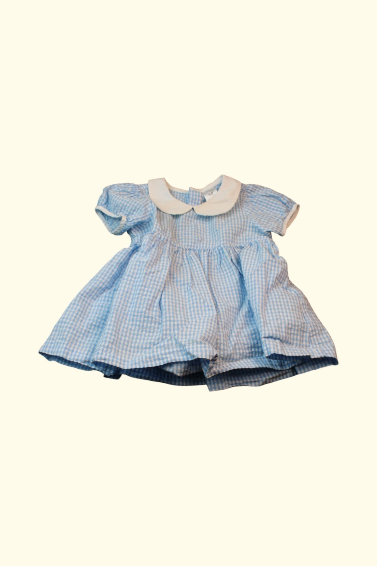  Kleid 62 Blau und Weiß