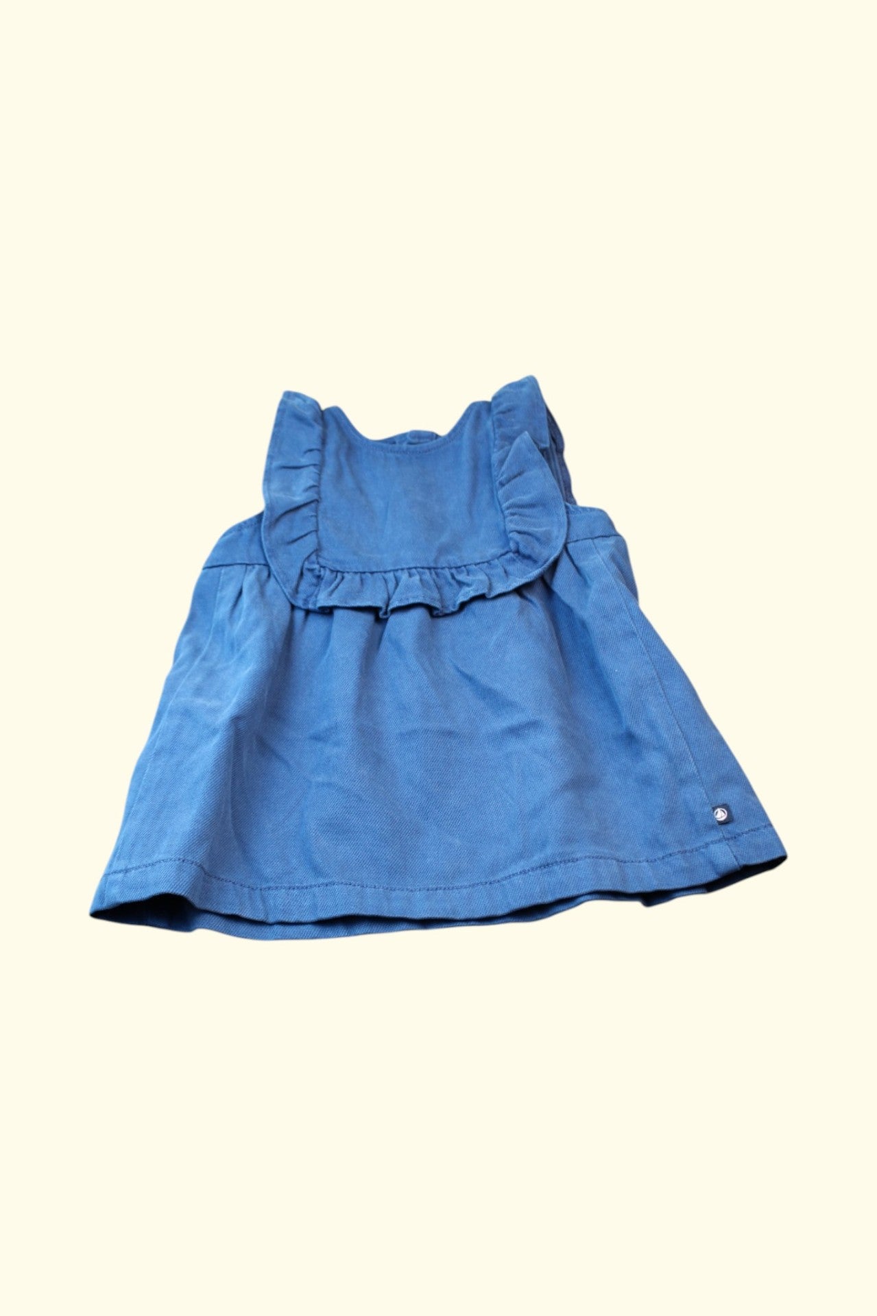 Petit Bateau Kleid 62 Blau
