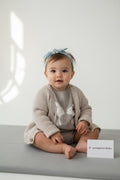 2er Kidkiddo Set 62 Beige, Braun, Weiß