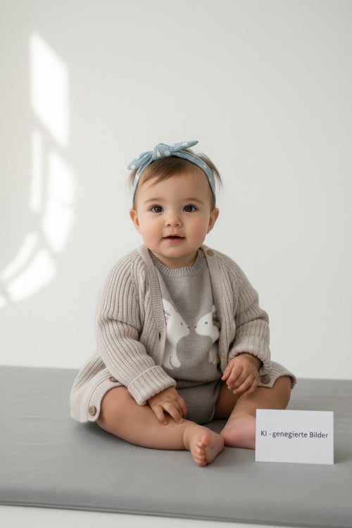 2er Kidkiddo Set 62 Beige, Braun, Weiß