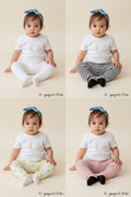  4er Kidkiddo Set 62 Weiß, Blau, Gelb, Rosa