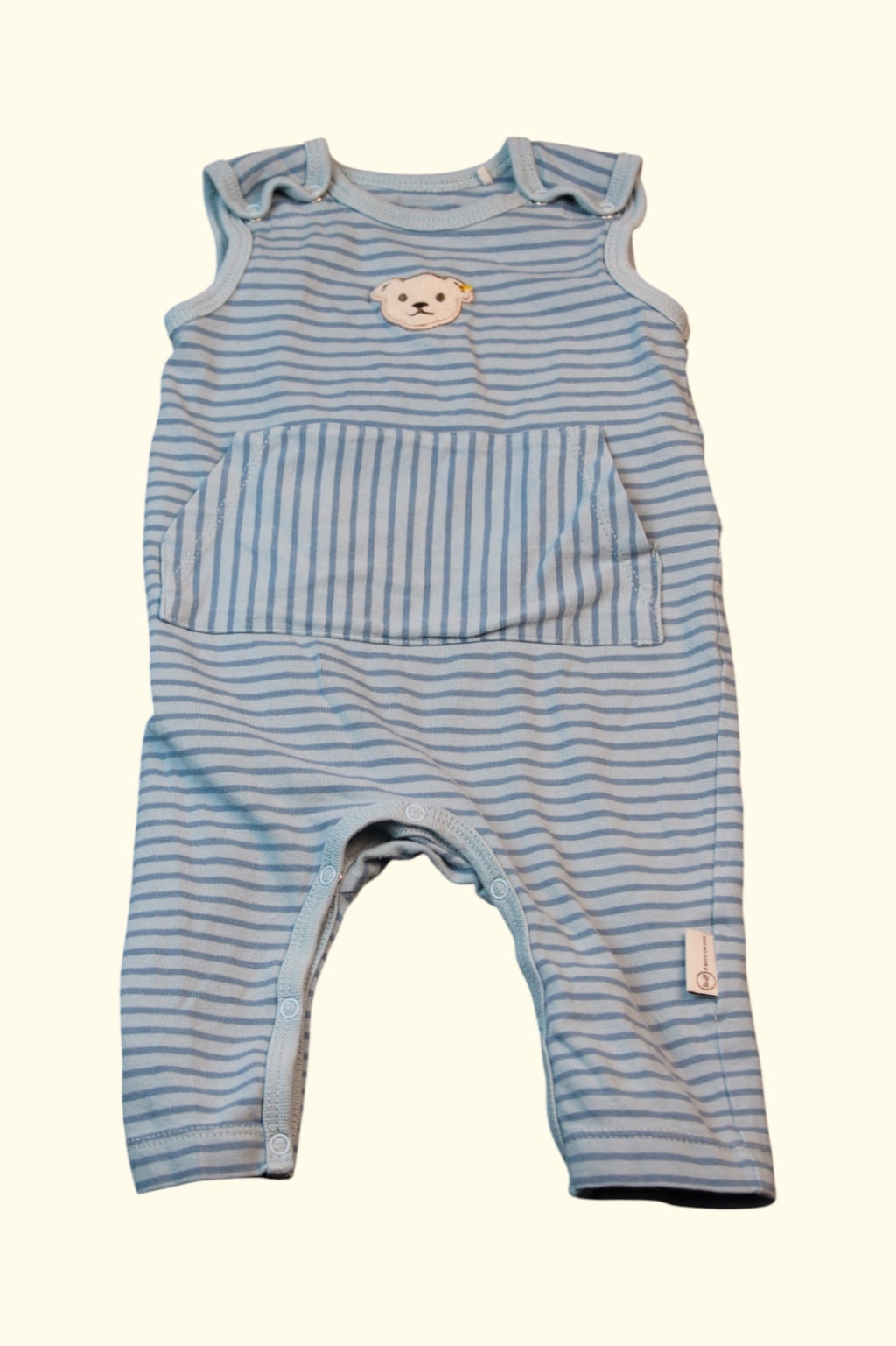Steiff Overall 52 Blau gestreift