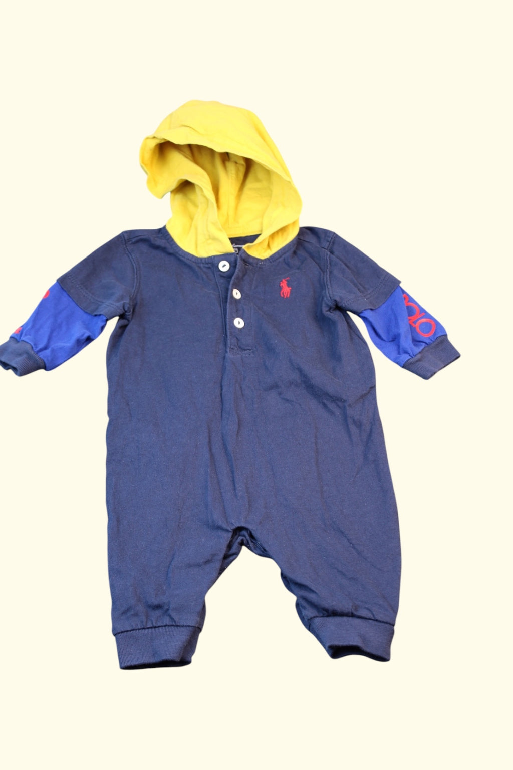Polo Ralph Lauren Overall 56 Marineblau und Gelb