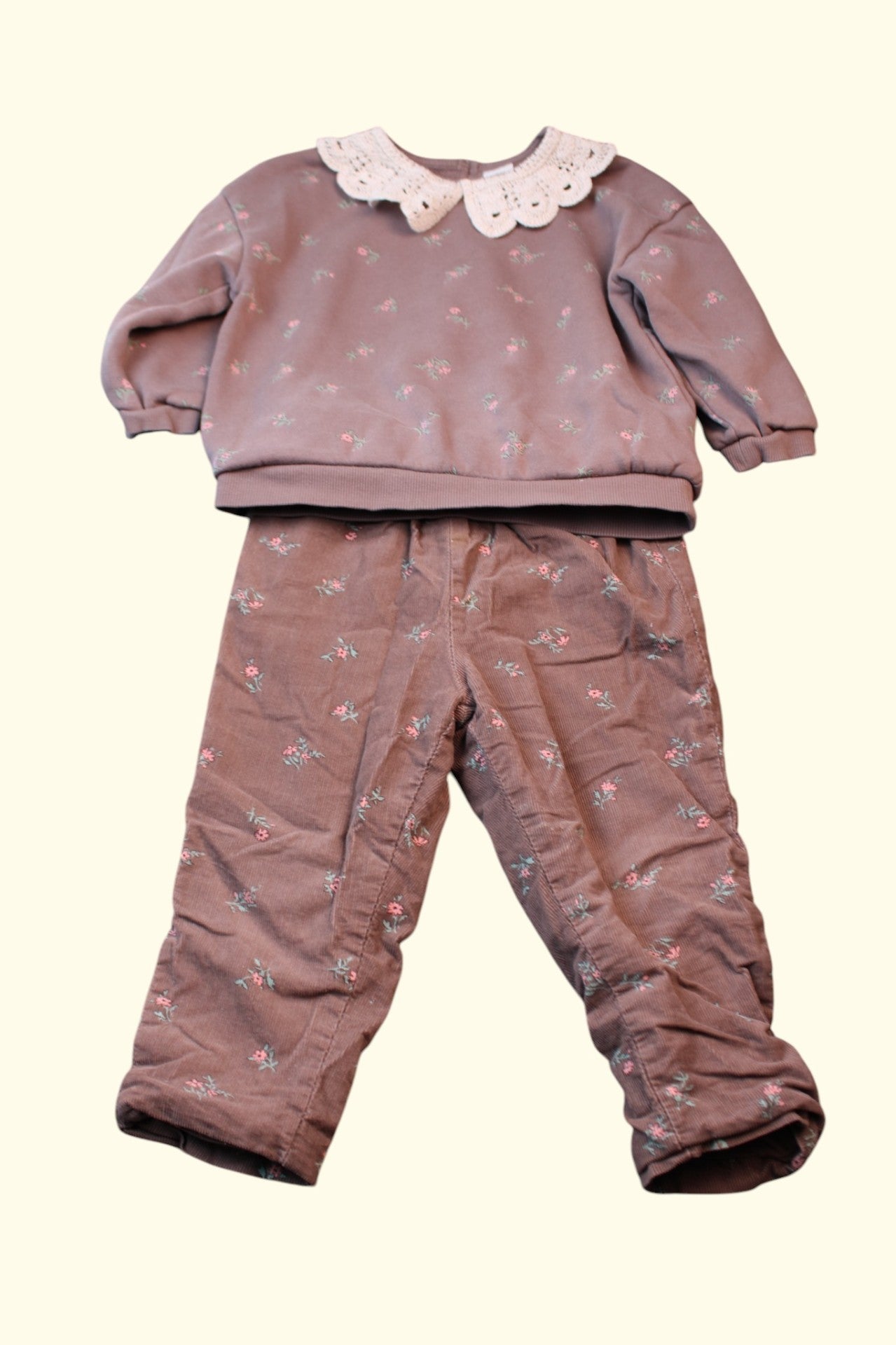 Kidkiddo Bundle 80 Braun,Creme, Rot