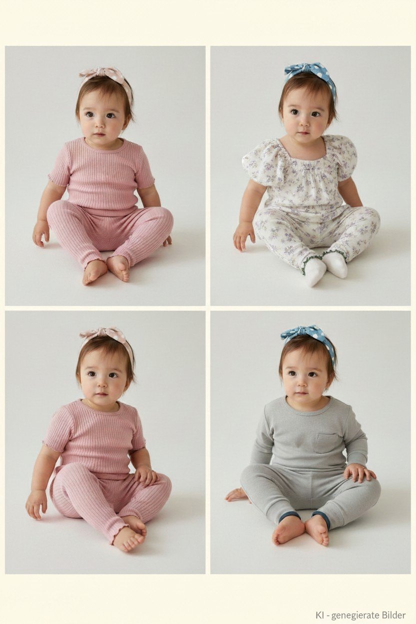 Kidkiddo Bundle 74 Rosa, Weiß, Grau, Blau