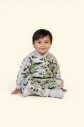 adidas 2er Kidkiddo Set 80 Camouflage-Muster in Grün, Schwarz, Creme