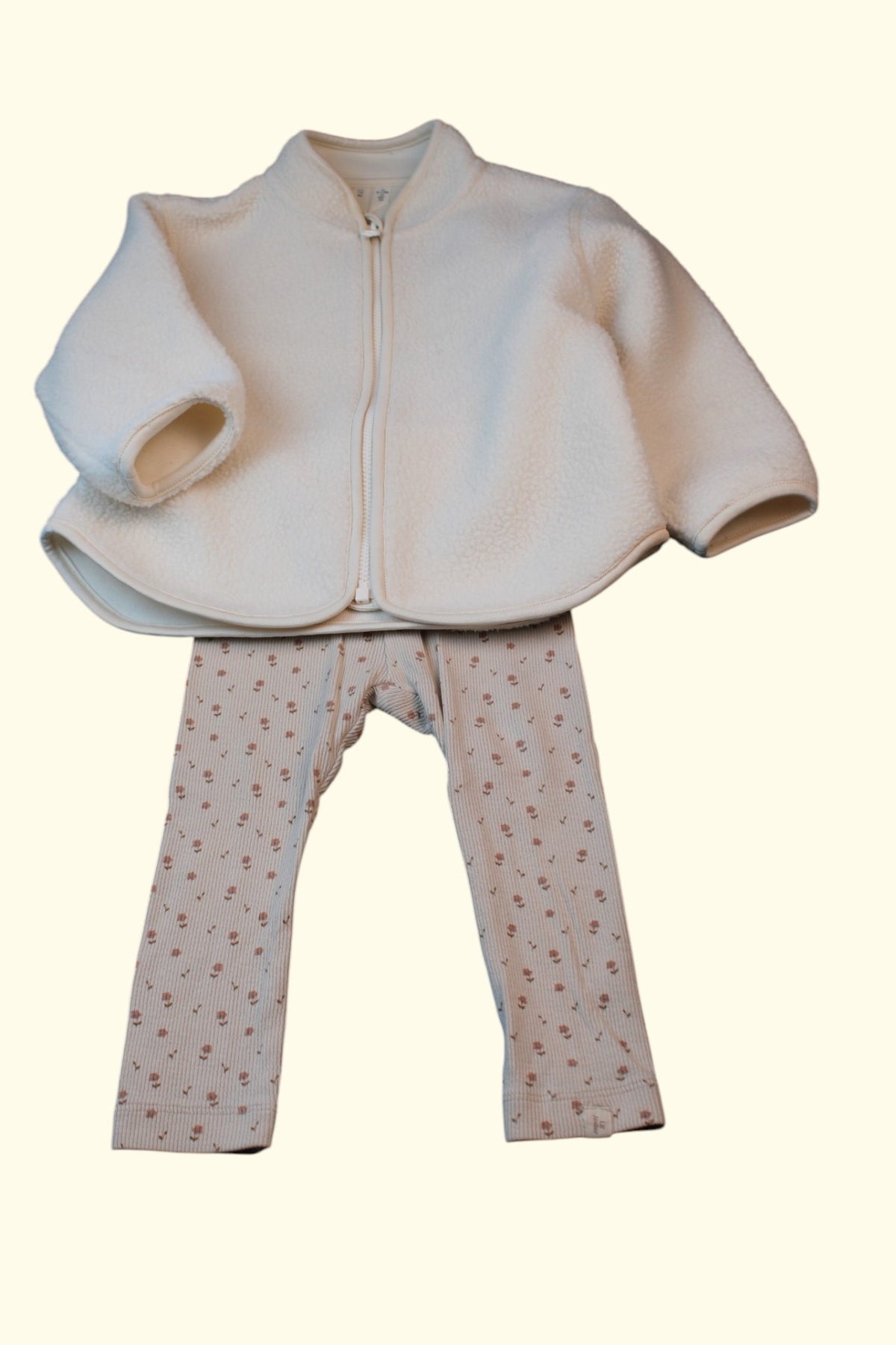 4er Kidkiddo Set 68 Hellgrün, Grau,Creme,