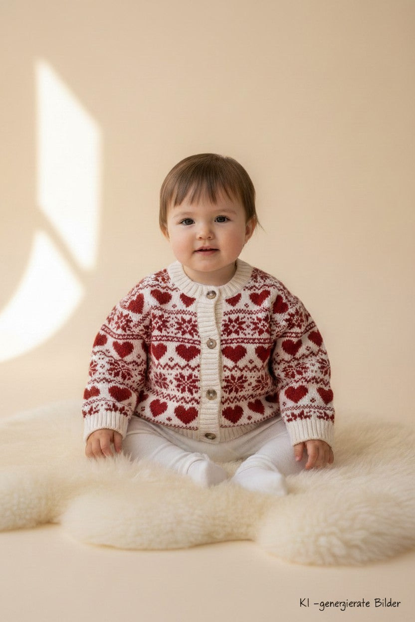 Kidkiddo Bundle 80 Braun,Creme, Rot