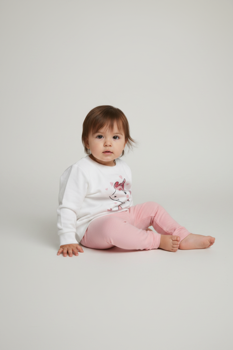 5er Kidkiddo Set 56 Weiß und Rosa