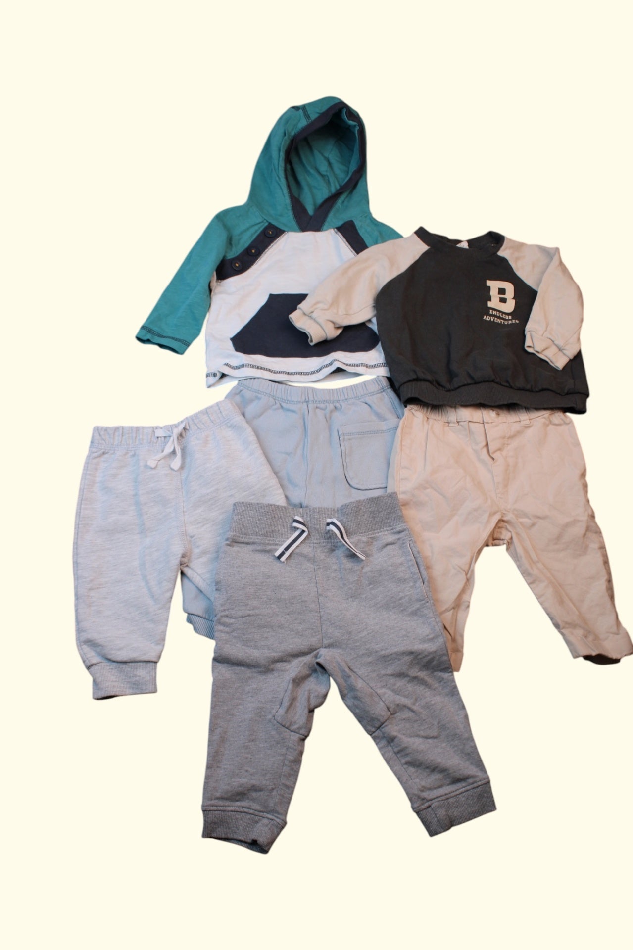  Kidkiddo Bundle 62 Braun, Grau, Blau