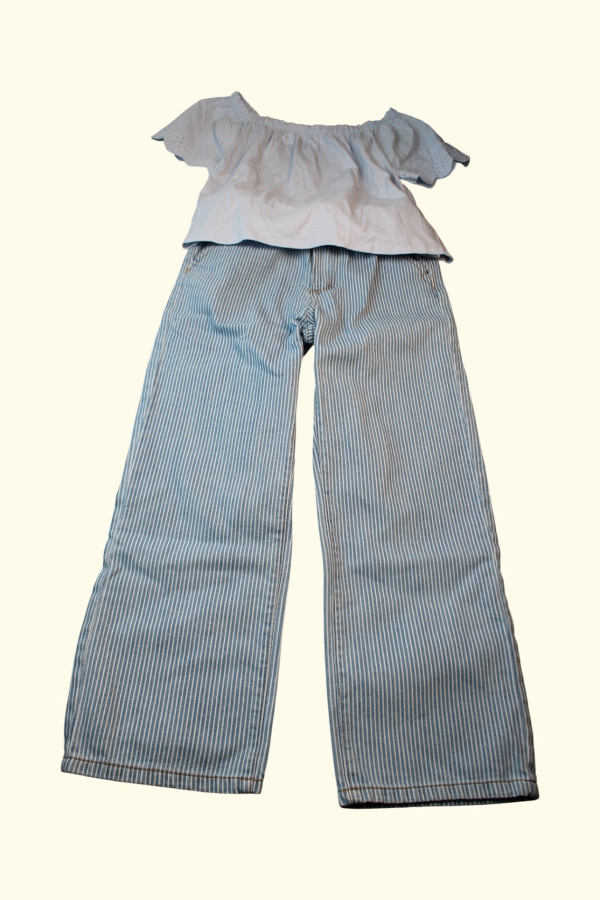 Kidkiddo Bundle 134 Blau-weiß gestreift