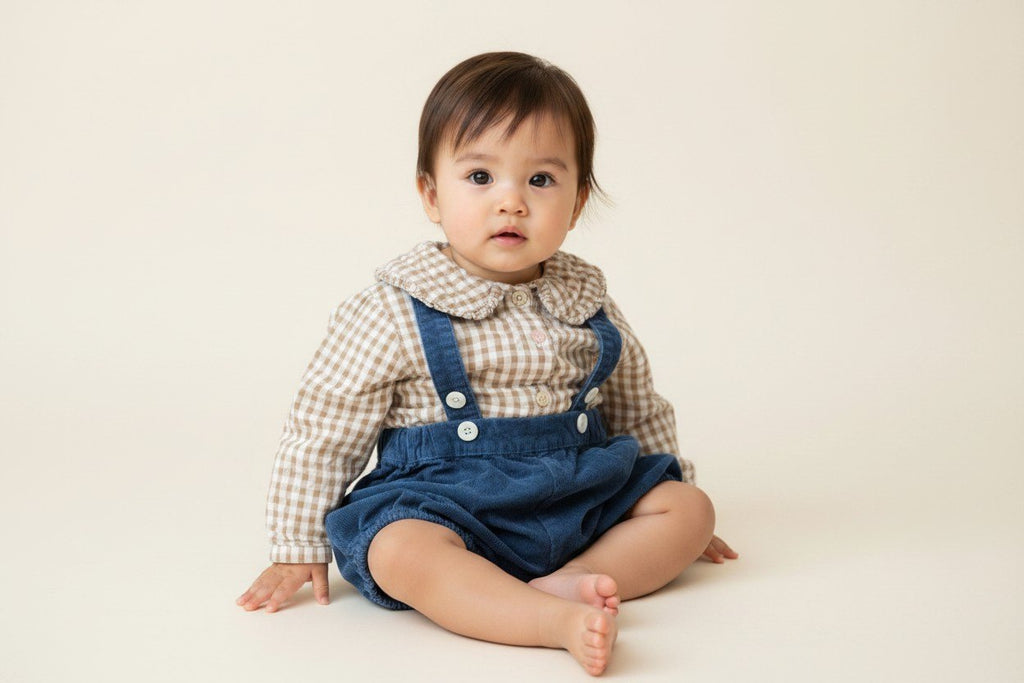 Petit Bateau 2er Kidkiddo Set 80 Beige, Blau