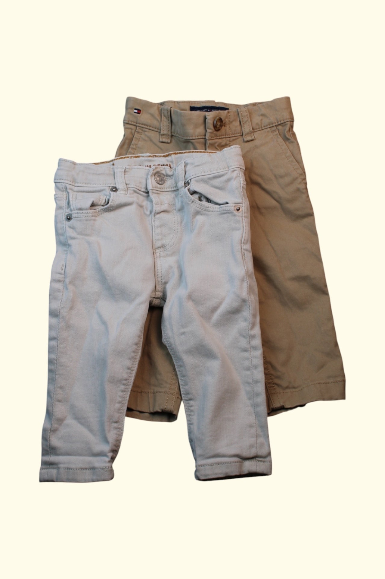Tommy Hilfiger 2er Kidkiddo Set 68 Beige, Grau
