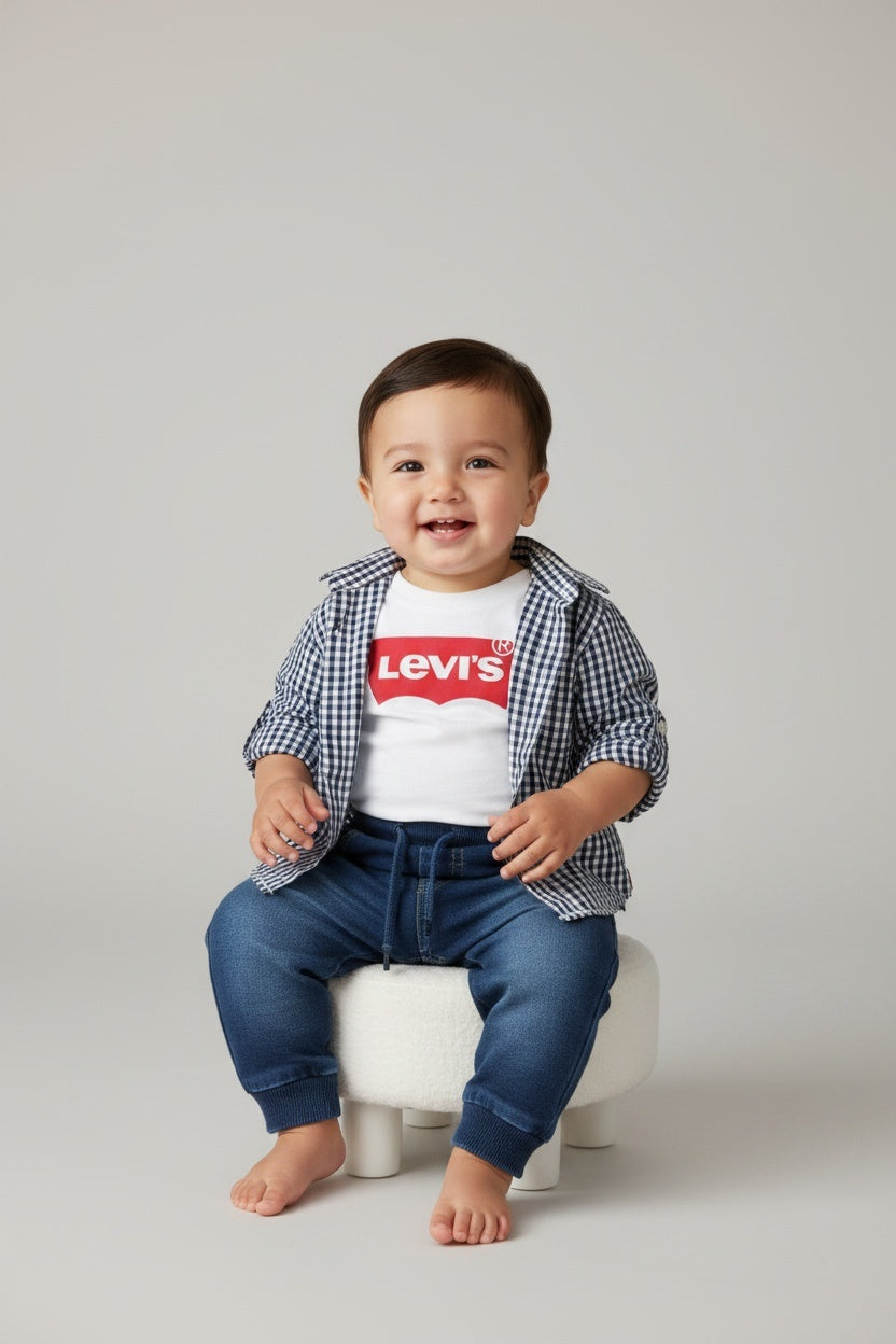 Tommy Hilfiger, Levis Kidkiddo Bundle 62 Blau, Rot, Weiß