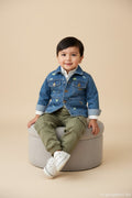3er Kidkiddo Set 86 Khaki