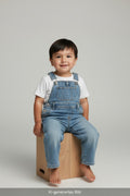 2er Kidkiddo Set 80 Blau, Grau