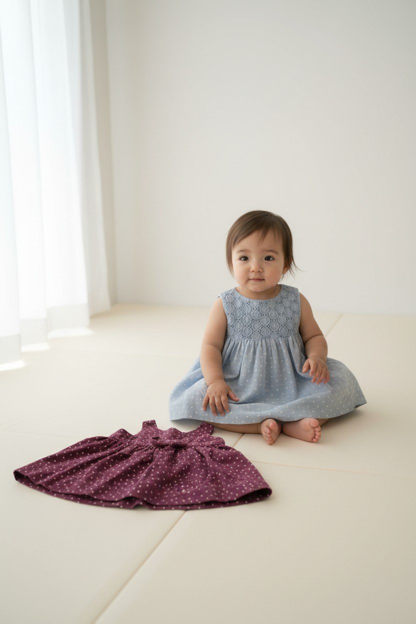 2er Kidkiddo Set 62 Blau, Bordeaux