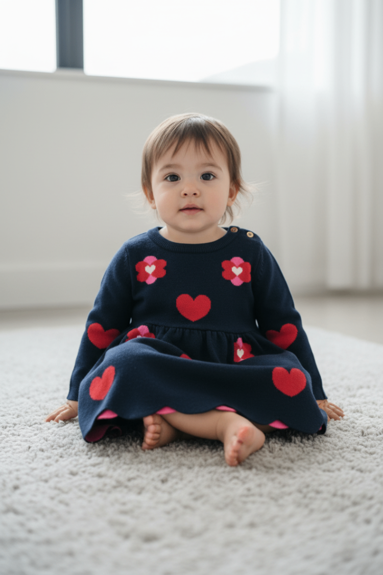 Jacadi Kleid 76 Dunkelblau