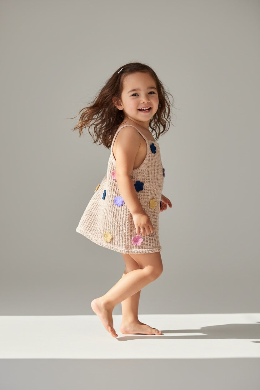 Kleid 152 Creme