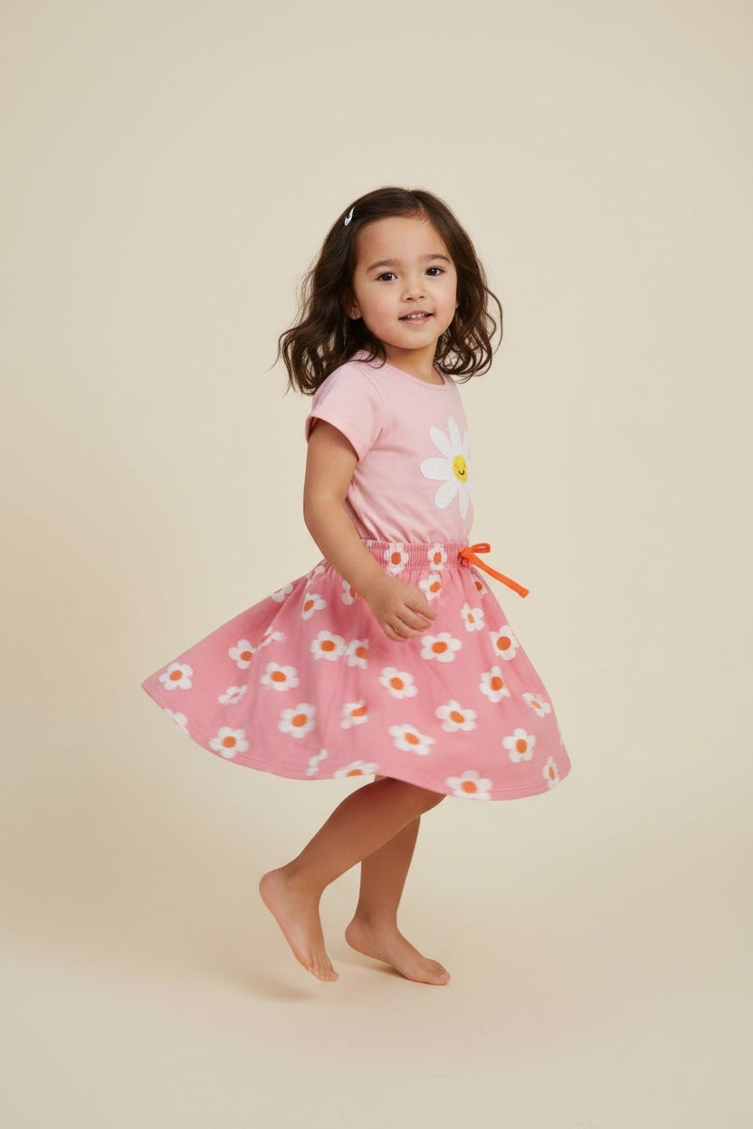 3er Kidkiddo Set 128 Pink,Rosa,Weiß