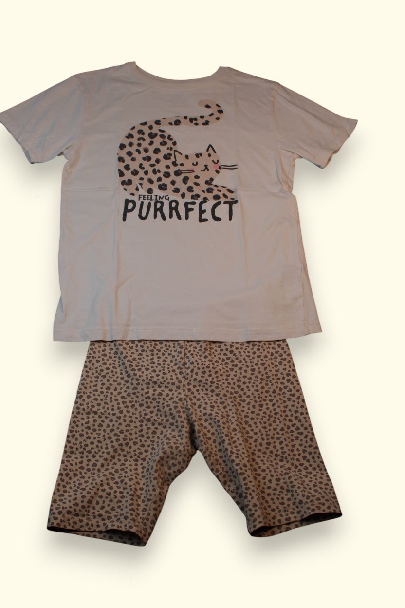 2er Kidkiddo Set 134 Beige,Creme, Braun,Rosa