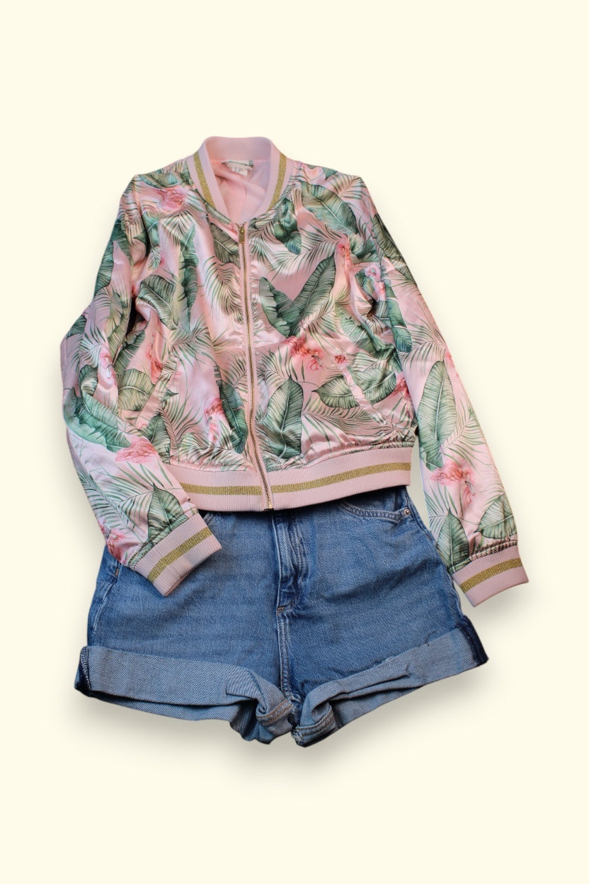 Jacke,Hose 146 Pink/Green,Jeans