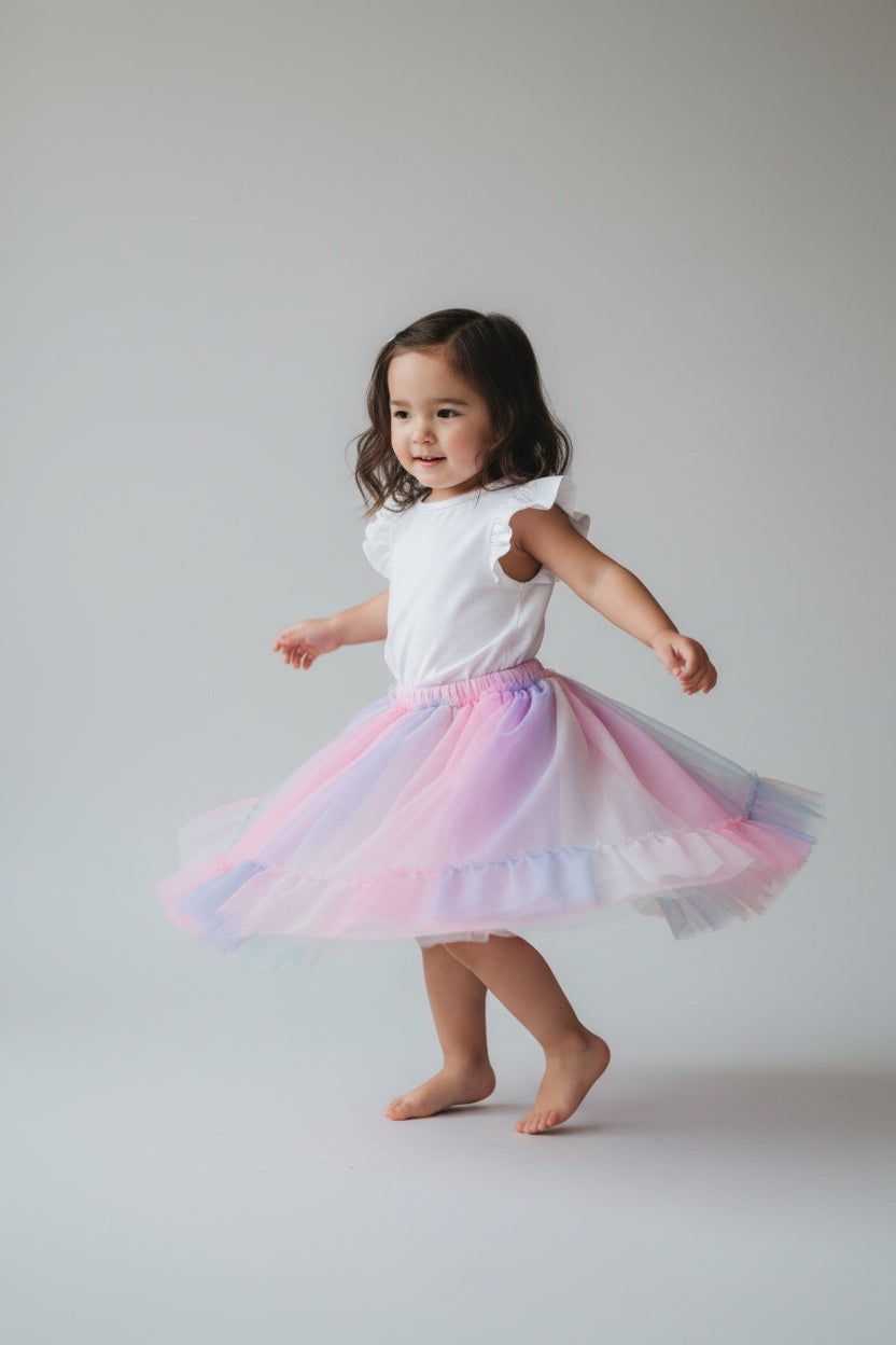 Kidkiddo Set, 128 Mehrfarbig, Pastellfarben (Pink, Lila, Blau)