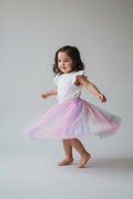 Kidkiddo Set, 128 Mehrfarbig, Pastellfarben (Pink, Lila, Blau)