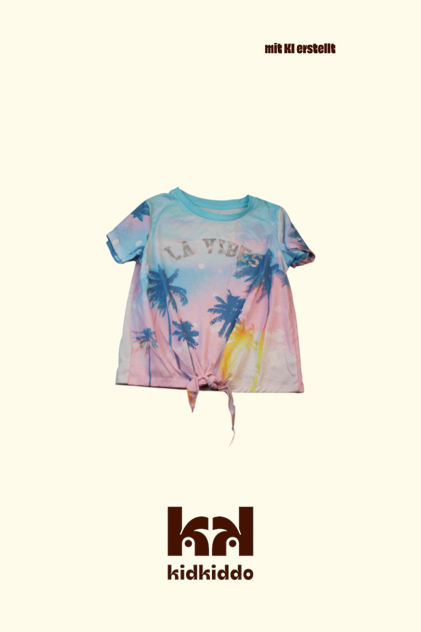T-Shirt 116 Rosa,Lila,Blau