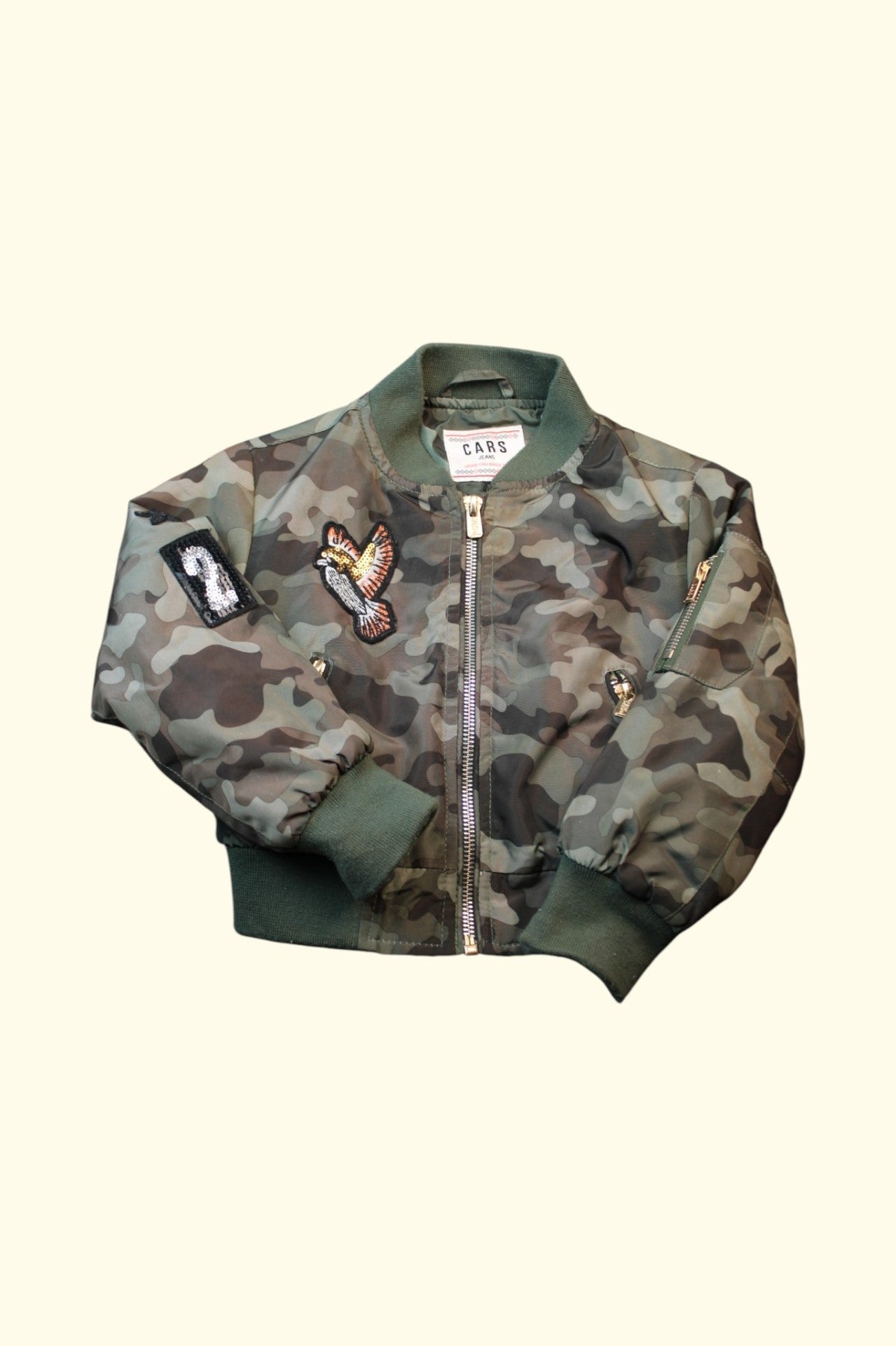 Cars Jacke 98 Grün,Camouflage