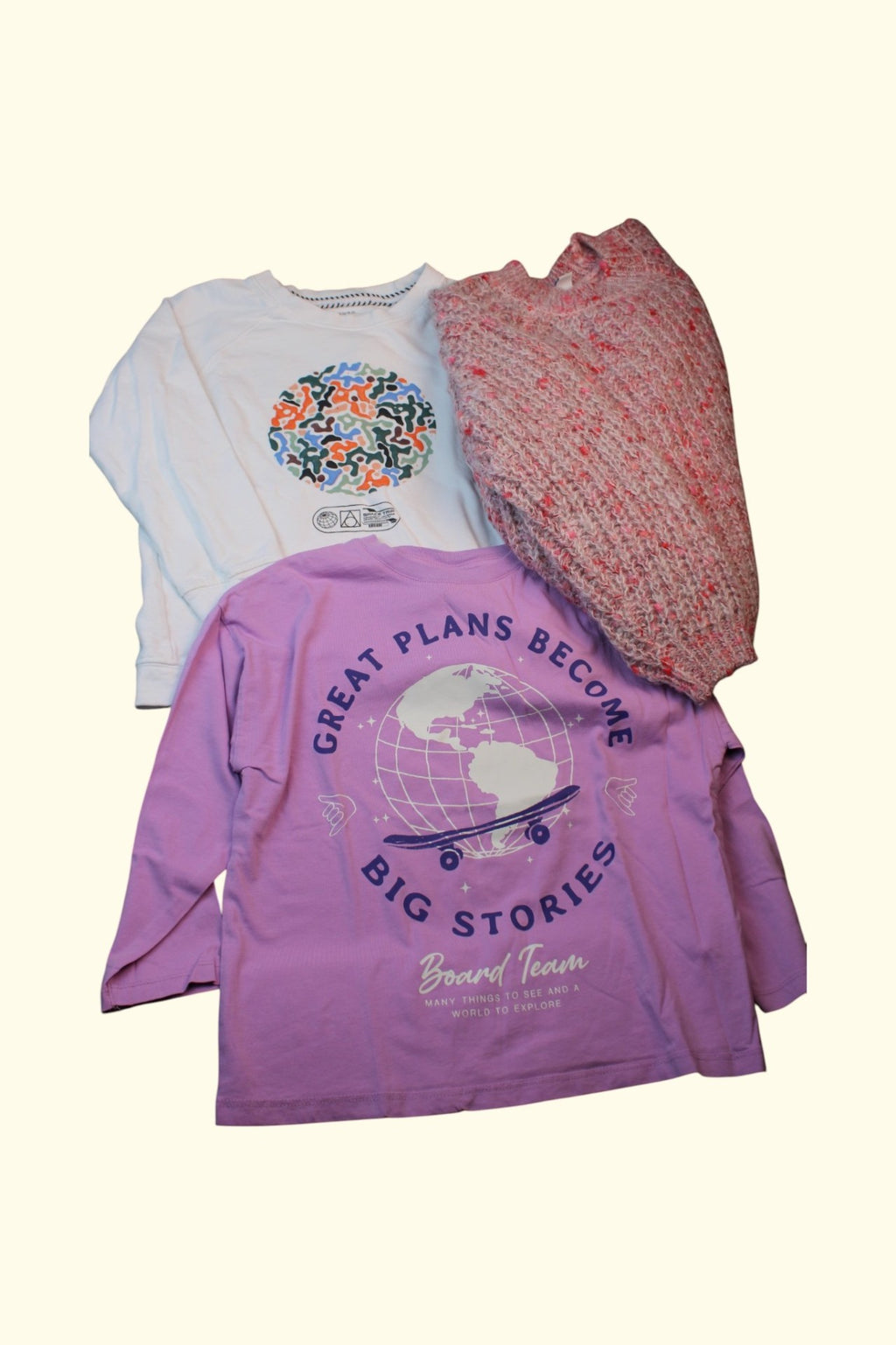 Kidkiddo Bundle 122 Weiß,Lila,Pink