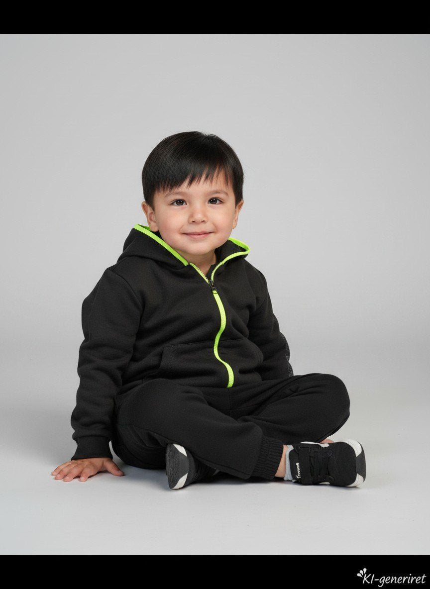 La Martina Hoddie 110 Schwarz, Neon Gün