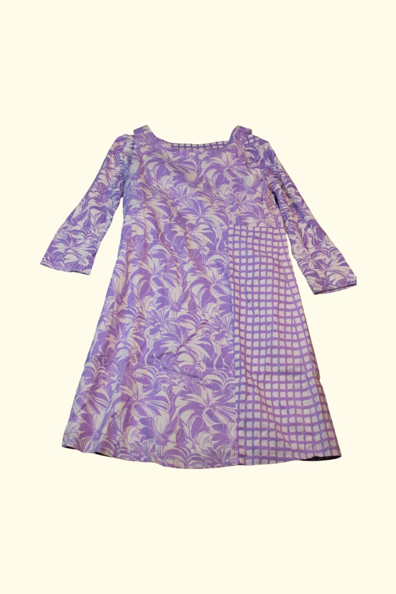 Versace Kleid 104 Lila und Weiß