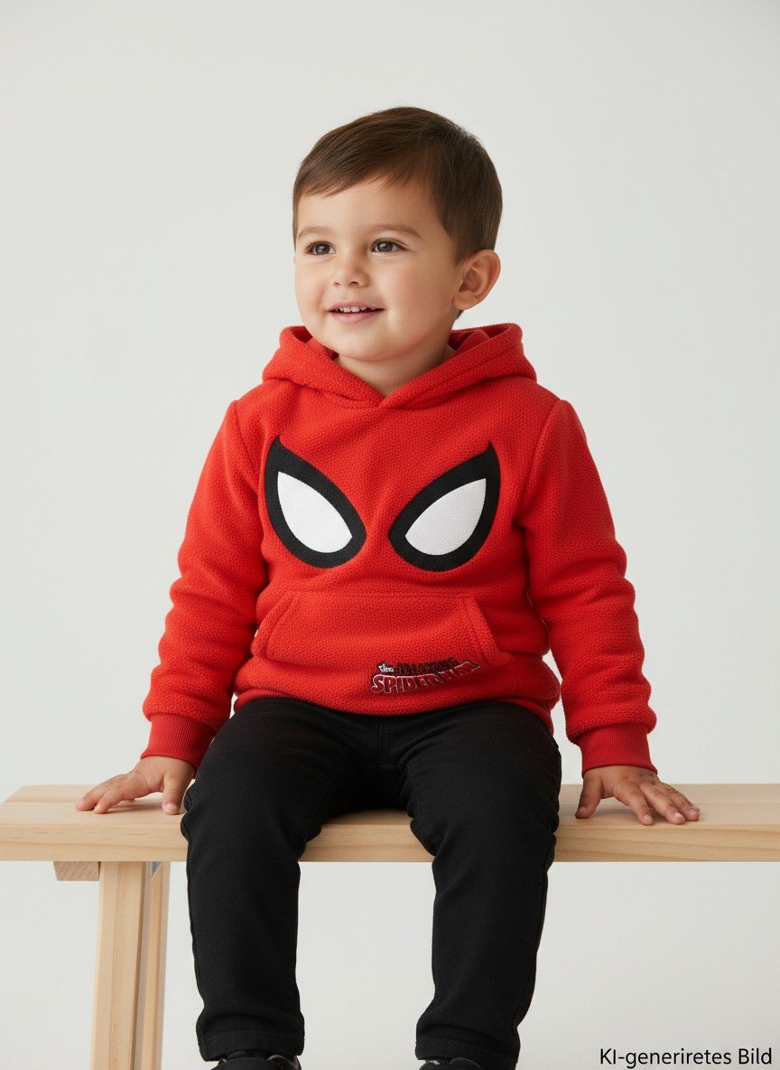 2er Kidkiddo Set 116 Rot,Grau