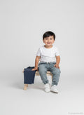 Kidkiddo Bundle 110 Grau,Dunkelblau