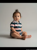 Kidkiddo Bundle 68 Gestreift (Marineblau, Rosa, Weiß)
