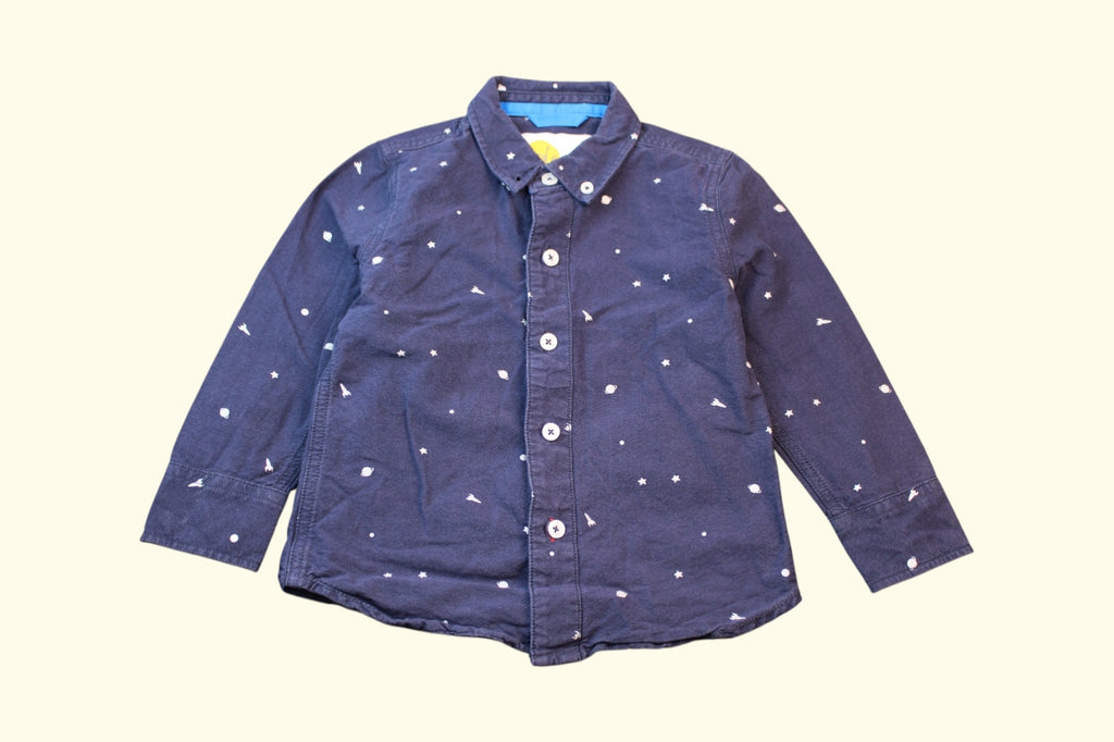 Boden Hemd 98 Blau