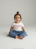 Kidkiddo Bundle 86 Weiß mit pink und beigen Details