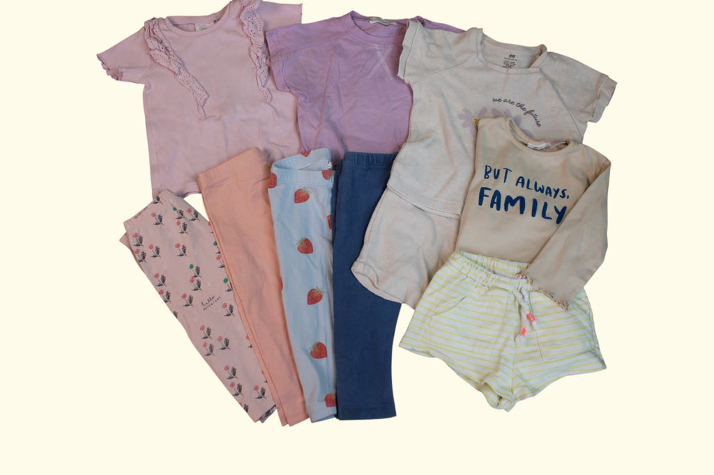 Kidkiddo Bundle 68 Rosa ,Weiß,Hellblau,Bunt