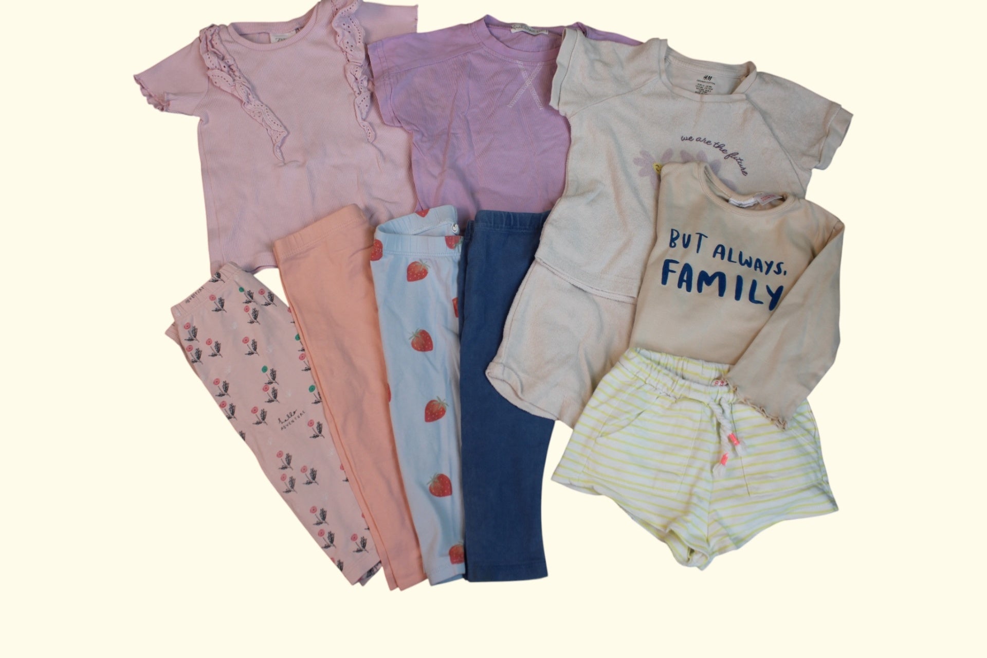 Kidkiddo Bundle 68 Rosa ,Weiß,Hellblau,Bunt